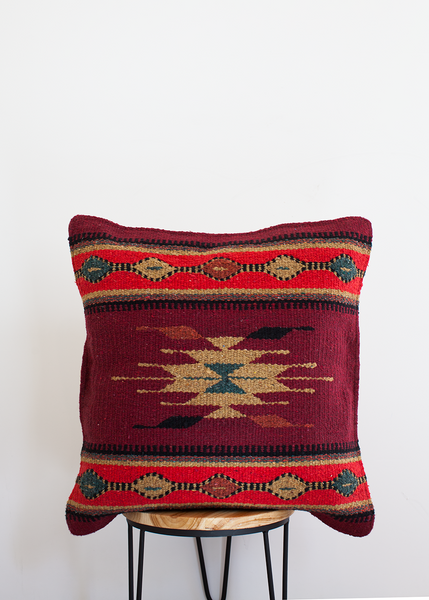 Southwestern Azteca Tribal Throw Pillow